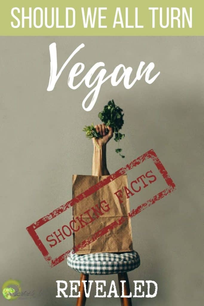 Insatiable Mel. Why should we turn vegan. Hand coming out of a paper bag