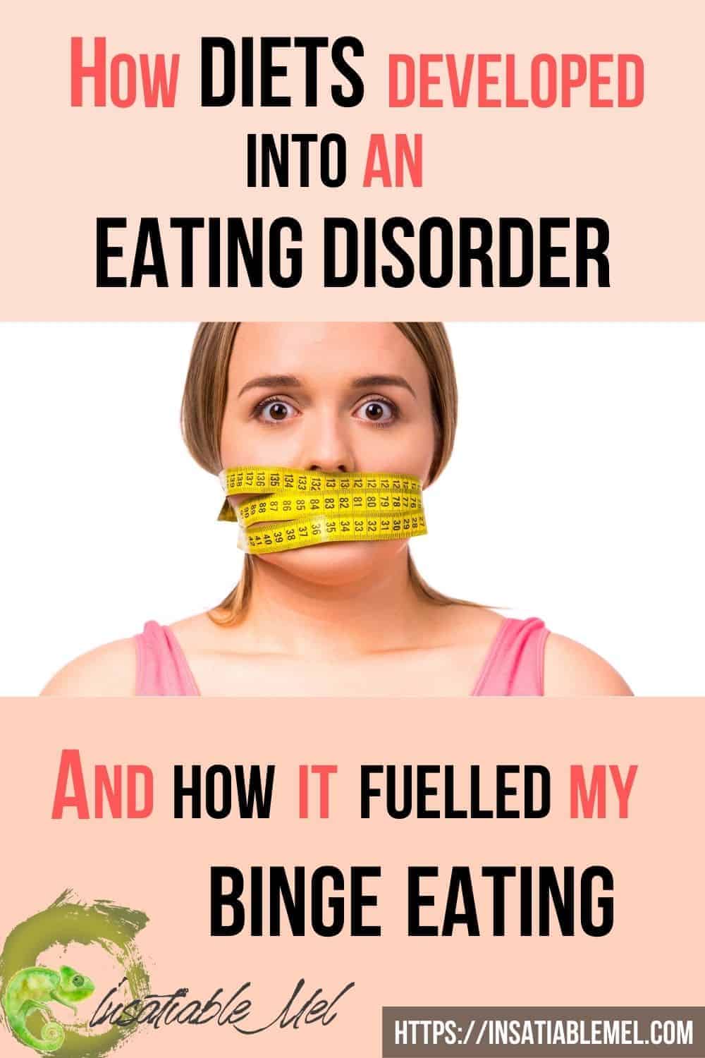 How diets developed into an eating disorder #insatiablemel #bingeeating #rapidtransformationaltherapy #hypnotherapy